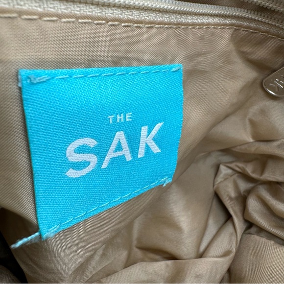 The Sak Crochet Mini Bag Purse Brown Boho - Picture 6 of 9